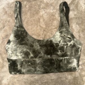 Reversible green lululemon sports bra